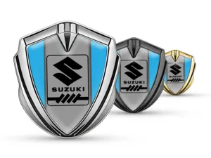 Suzuki Metal Abovedado Emblema De Carrera Estilo Brilla Cúpula
